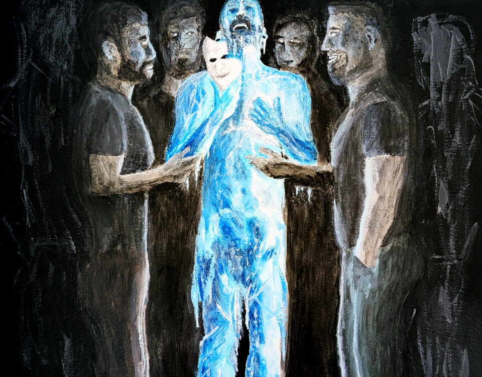'Colapso', A.Lobo (Acrilico, A3)